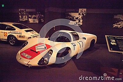 White 1967 Porsche 910 Editorial Stock Photo